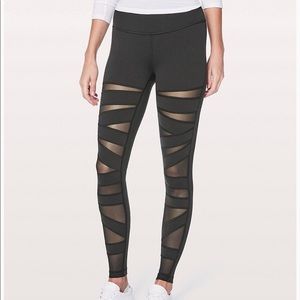 Lululemon Snakeprint Mesh Leggings